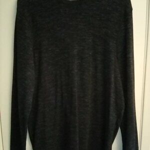 Men's Urban Pipeline Black & Gray Heathered Sweater XL